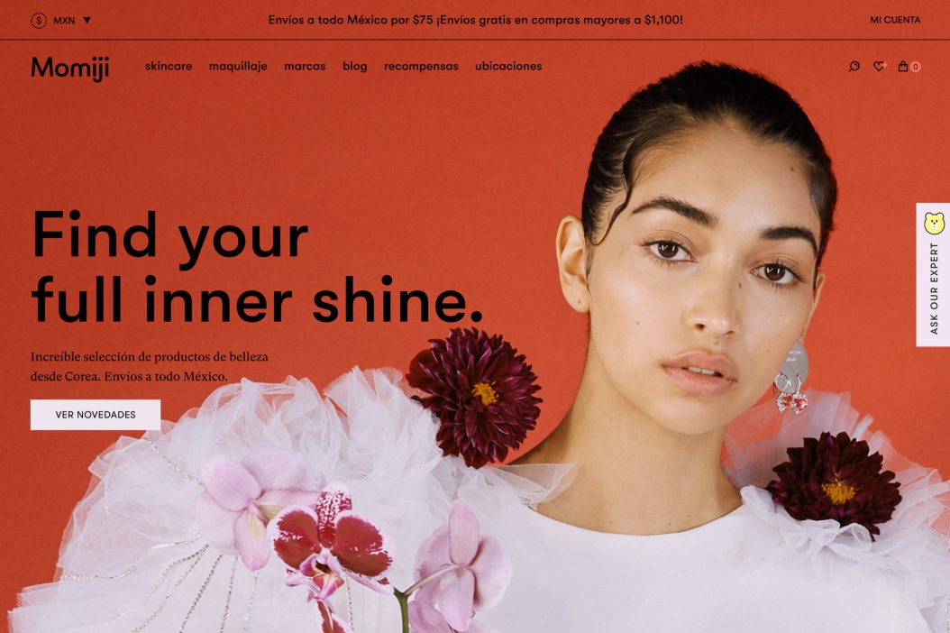 Momiji ecommerce main image