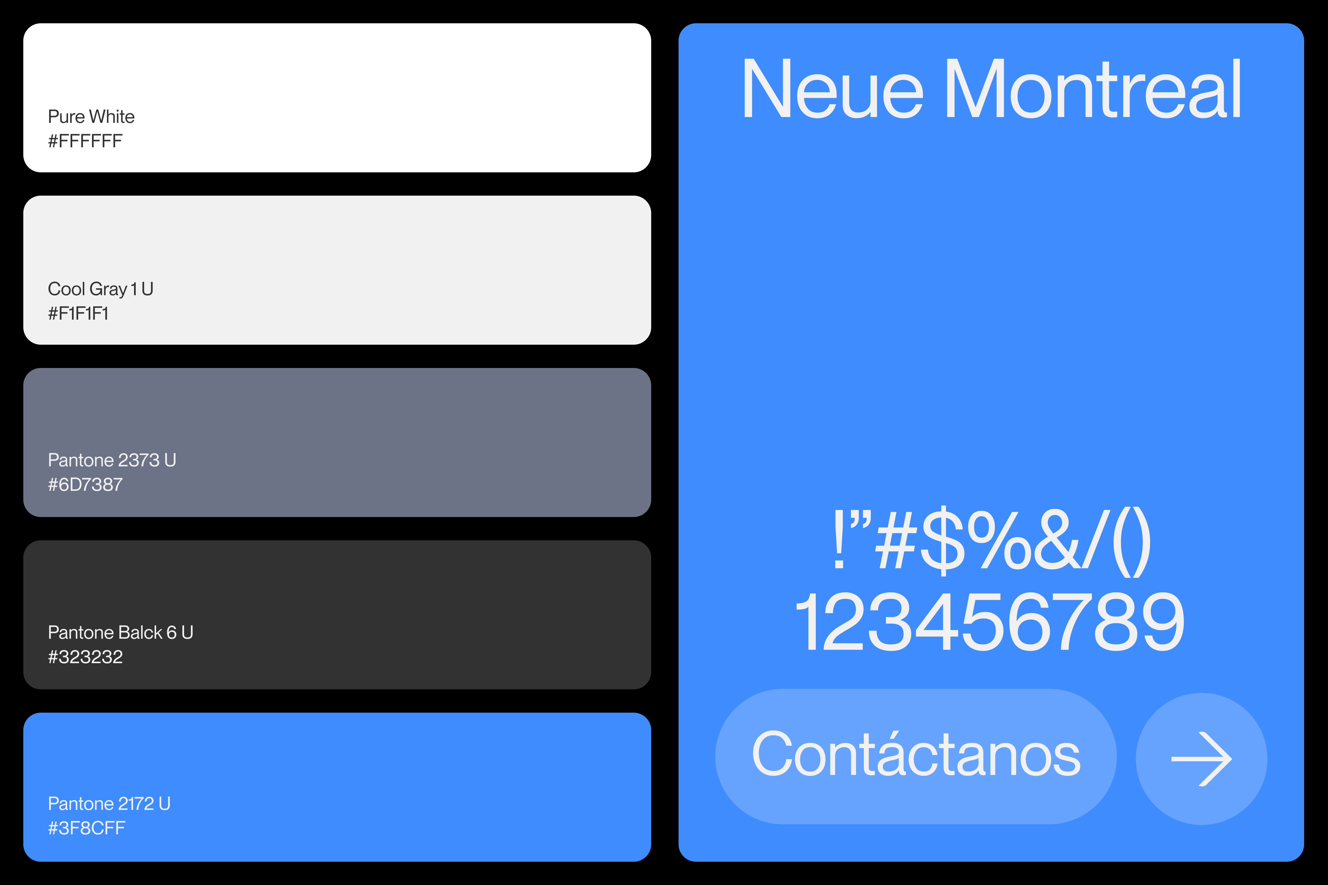 Color palette and typographic system for CryoHoldco brand identity.